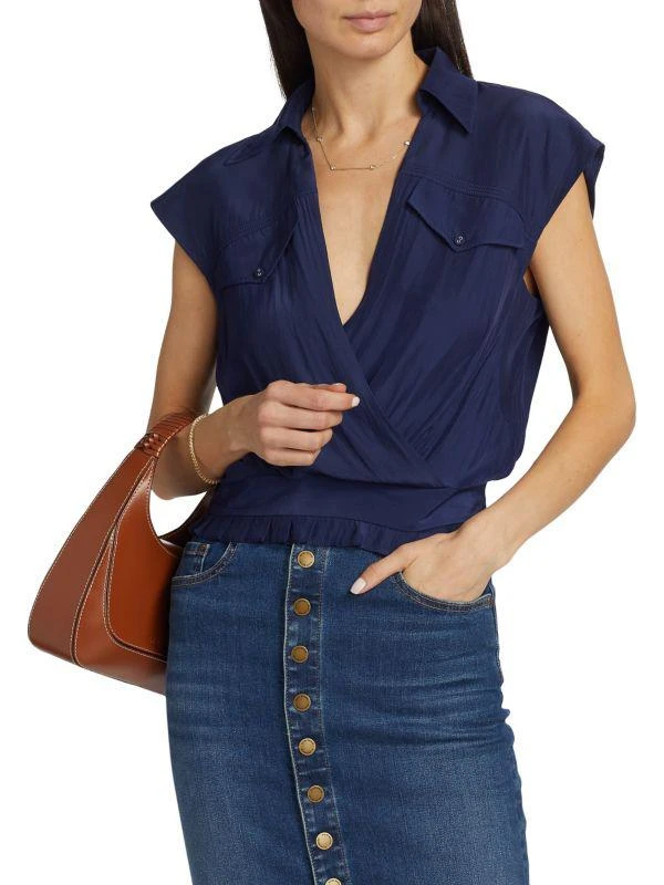 Ramy Brook Amaris Surplice Top 1