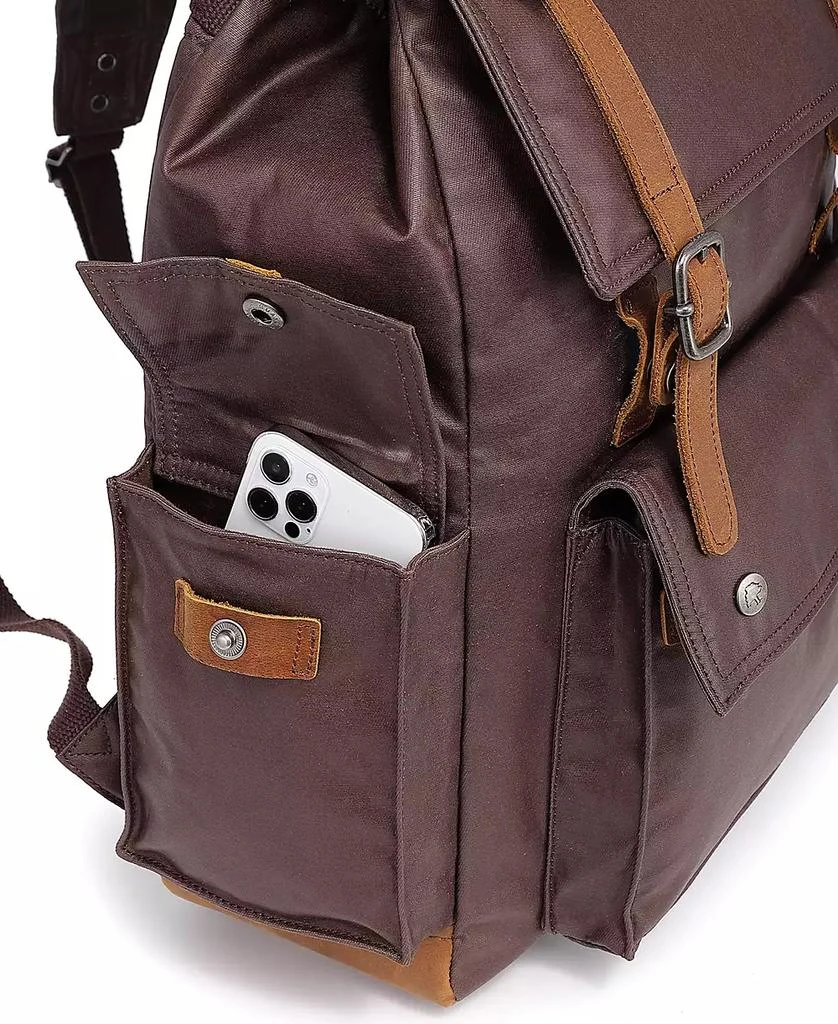TSD BRAND Urban Light Traveller Canvas Backpack 10