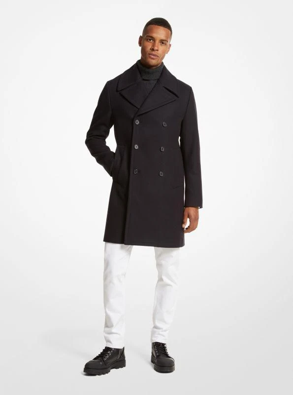 michael_kors Wool Blend Double-Breasted Coat 1