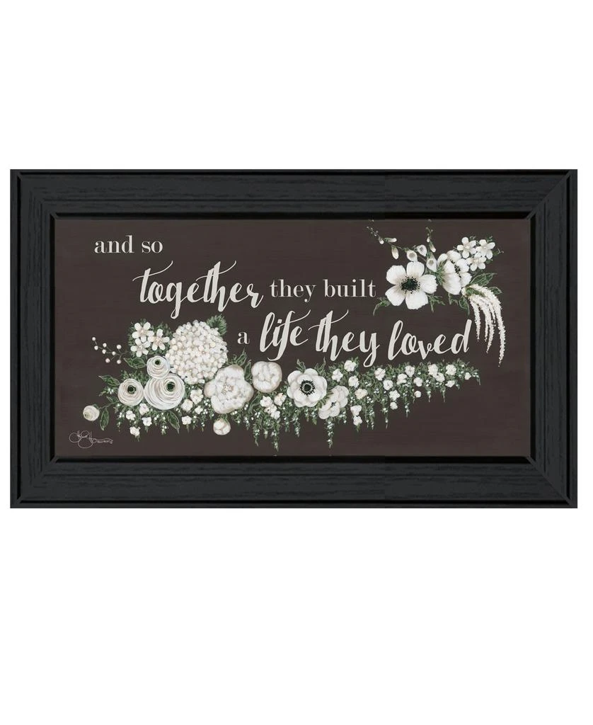Hivvago Together They Built Black Framed Print Wall Art 2