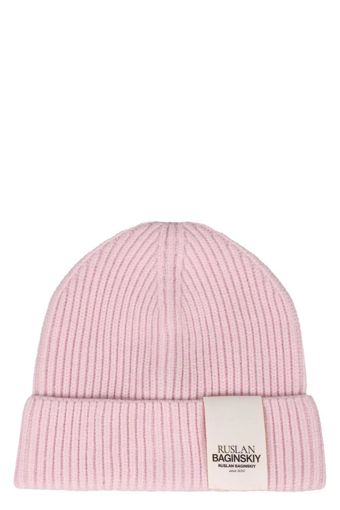 RUSLAN BAGINSKIY Ruslan Baginskiy Logo Knit Beanie 1