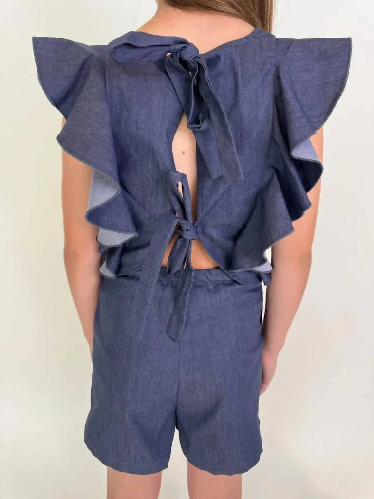 little Olin Little Olin - Girls
 Cut Out Romper 2