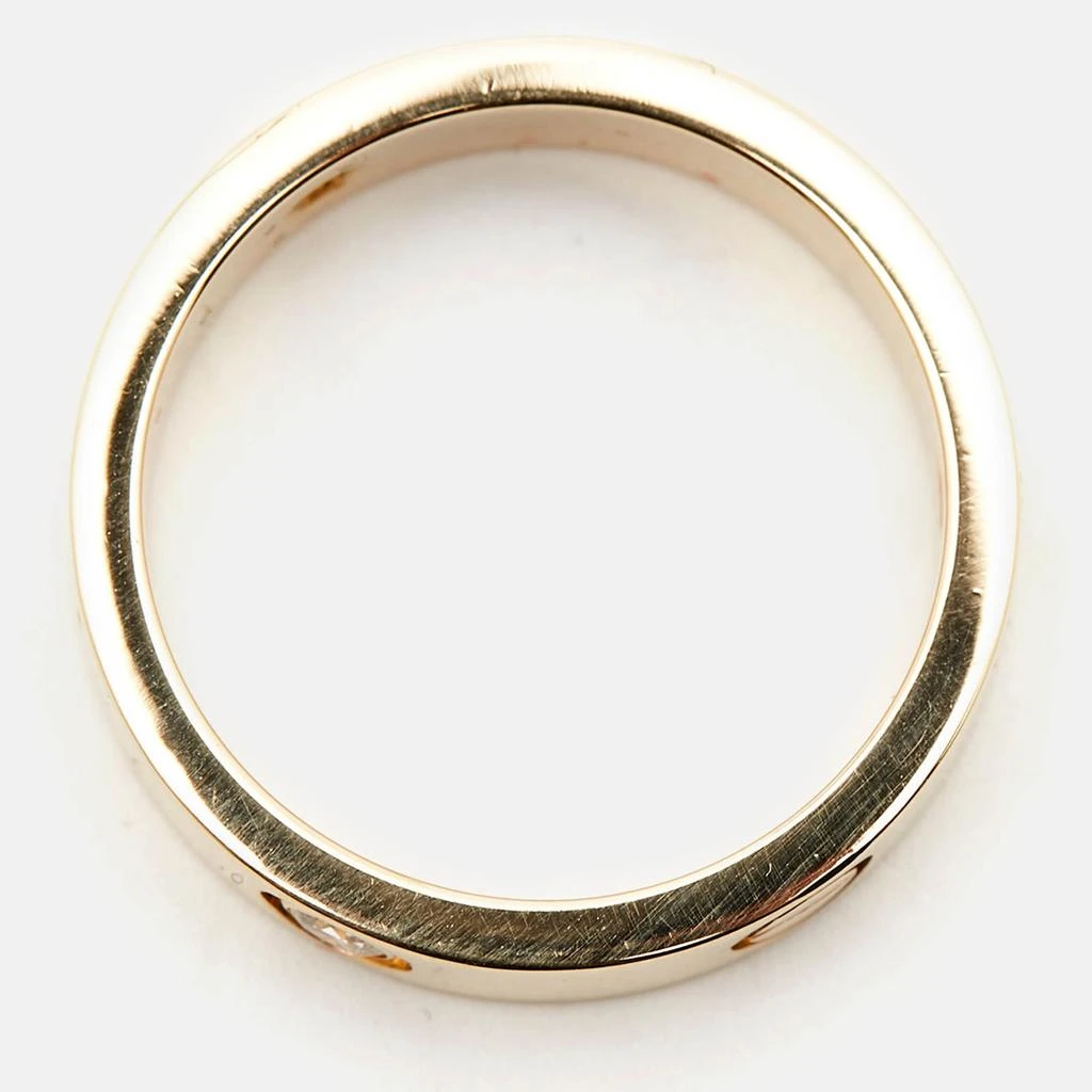 Cartier Cartier Love 3 Diamonds 18k Yellow Gold Ring Size 61 5