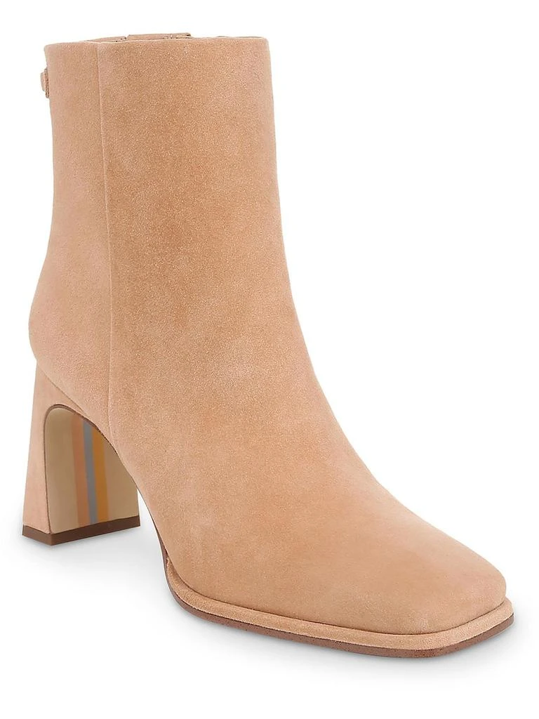 Sam Edelman Irie Womens Suede Square Toe Booties 4