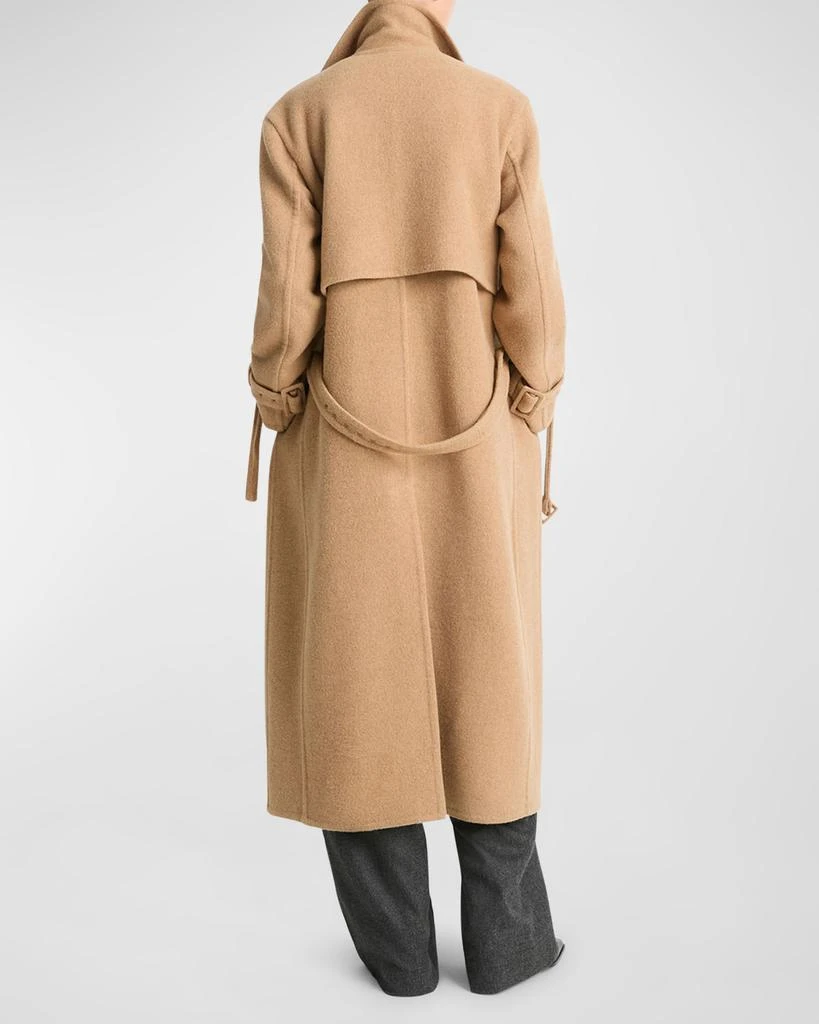Vince Belted Long Wool-Blend Coat 3