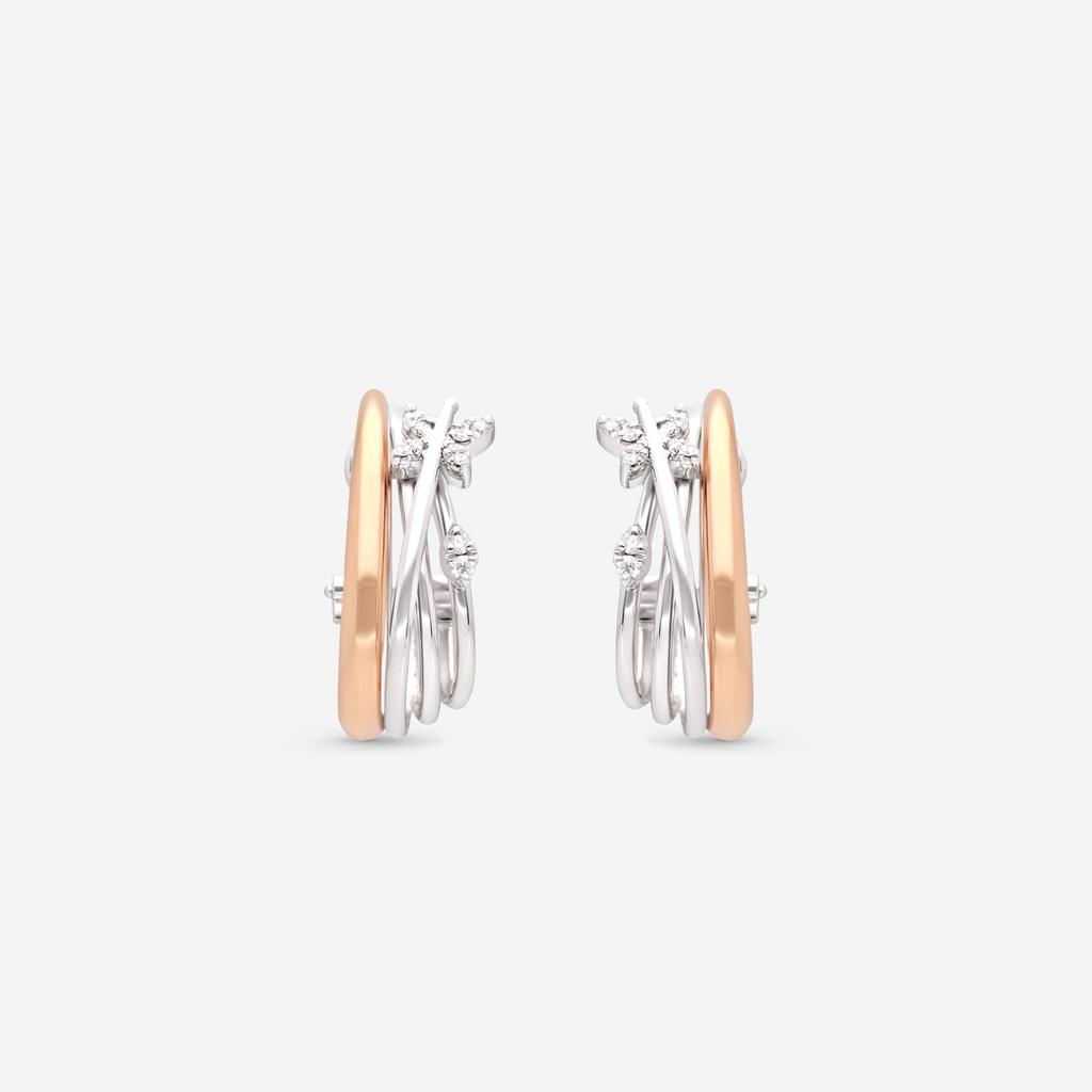 Giloro Giloro 18K Yellow Gold Diamond Earrings 6386A-43