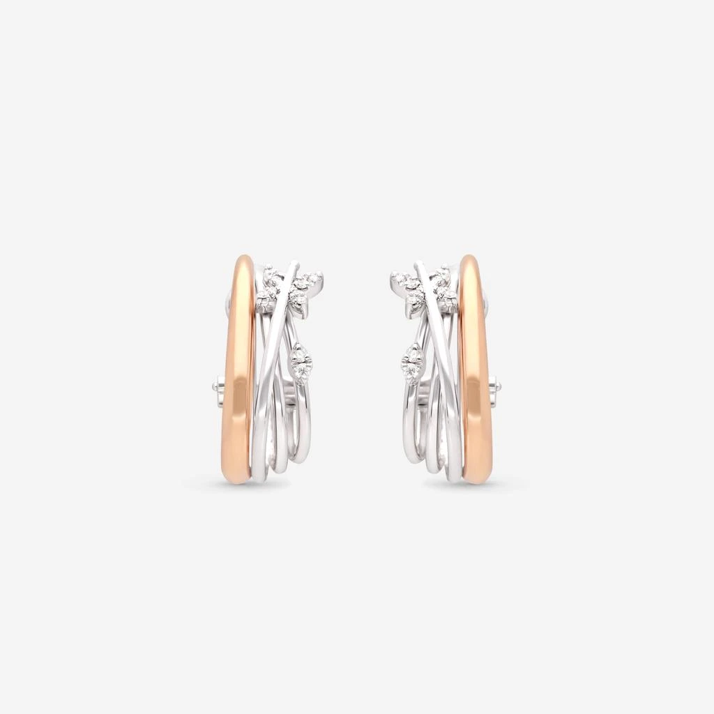 Giloro Giloro 18K Yellow Gold Diamond Earrings 6386A-43 1
