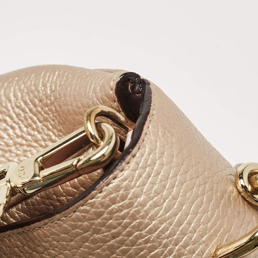 Dior Dior Bronze Leather Mini Be Dior Top Handle Bag 6