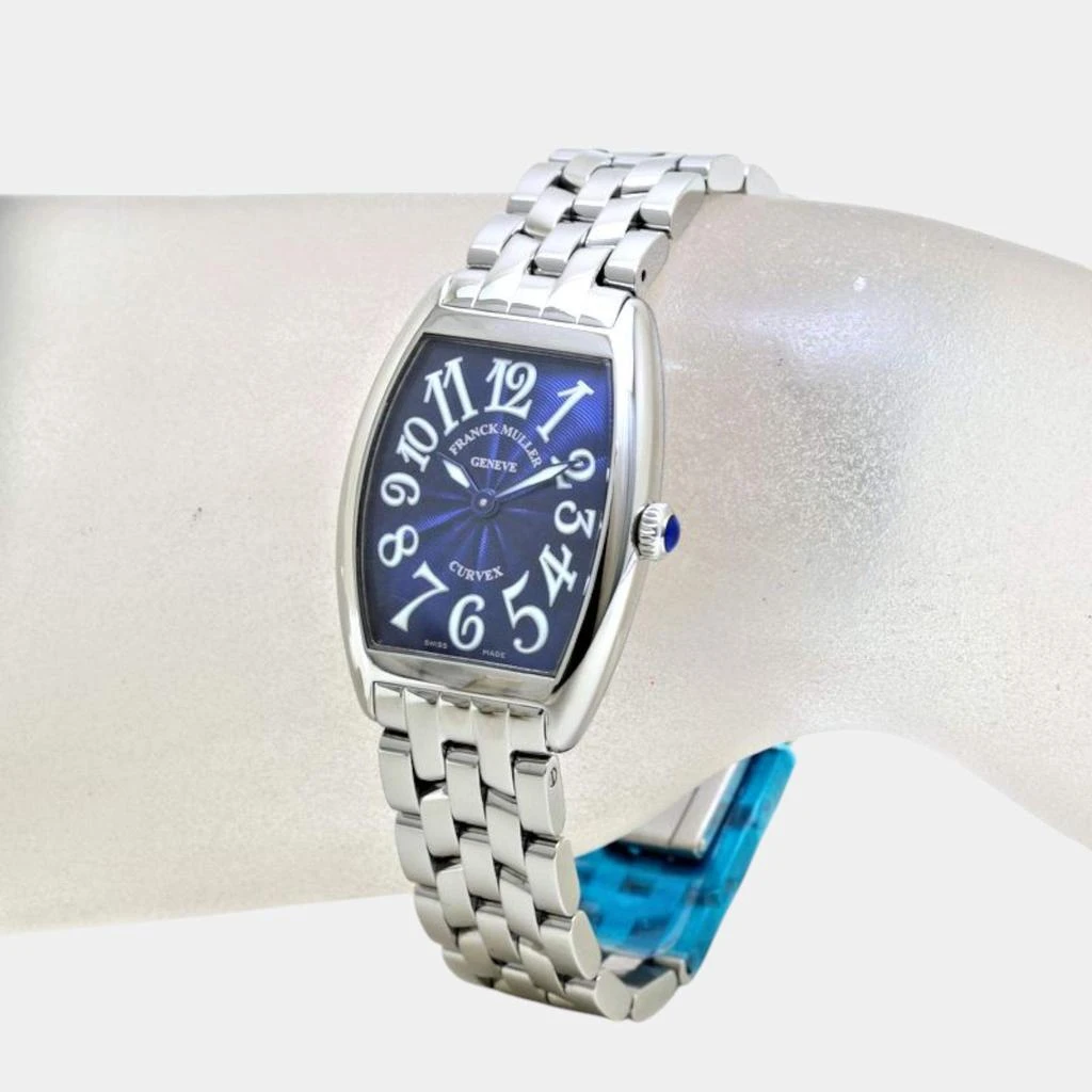 Franck Muller Franck Muller Blue Stainless Steel Cintree Curvex 1752QZ AC Quartz Women's Wristwatch 25 mm 7