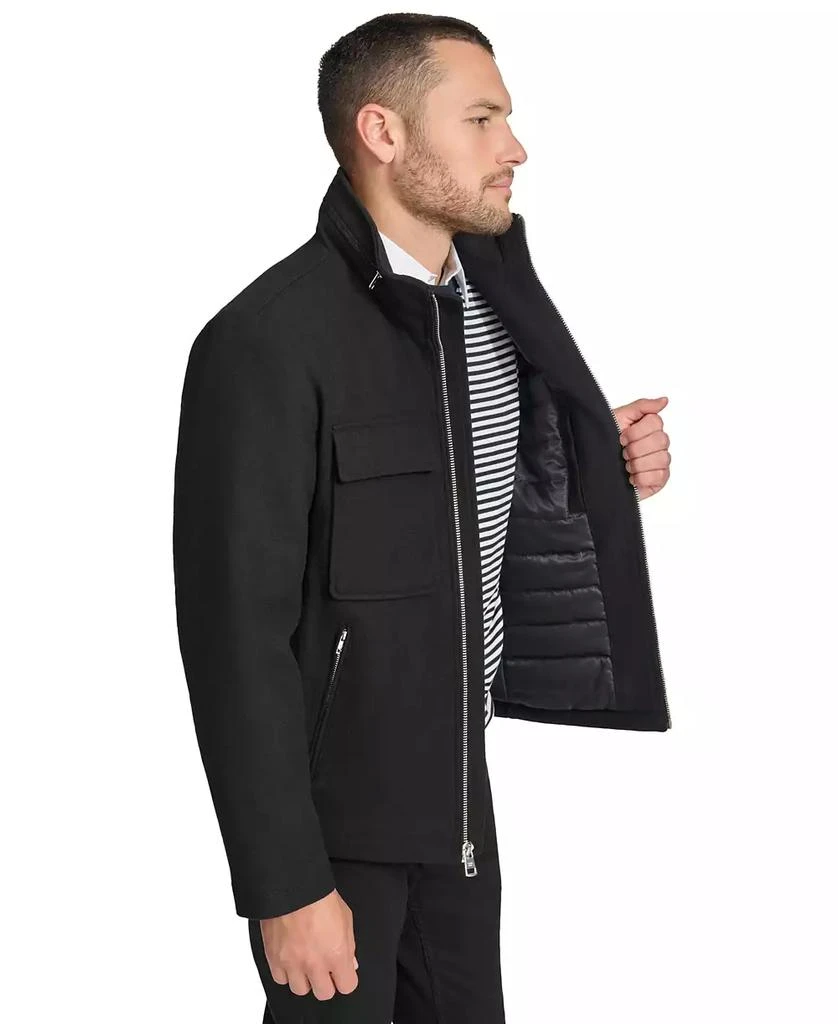 Calvin Klein Men's Hipster Full-Zip Jacket with Zip-Out Hood 3