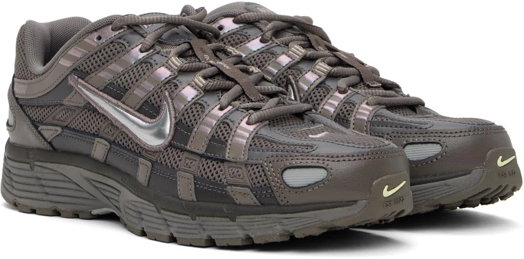 NIKE Gray P-6000 Sneakers 4