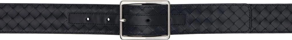Bottega Veneta Black Intrecciato Piccolo Belt 1