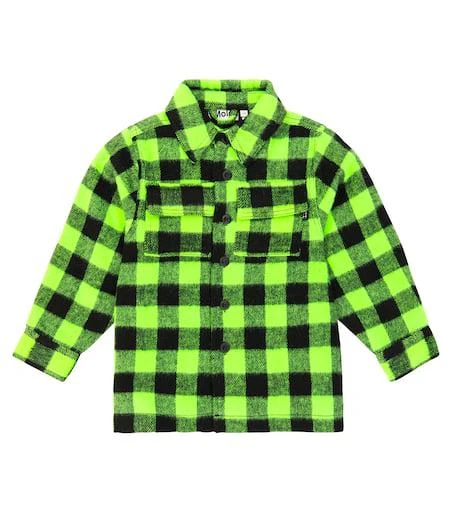 MOLO Hayes gingham flannel overshirt