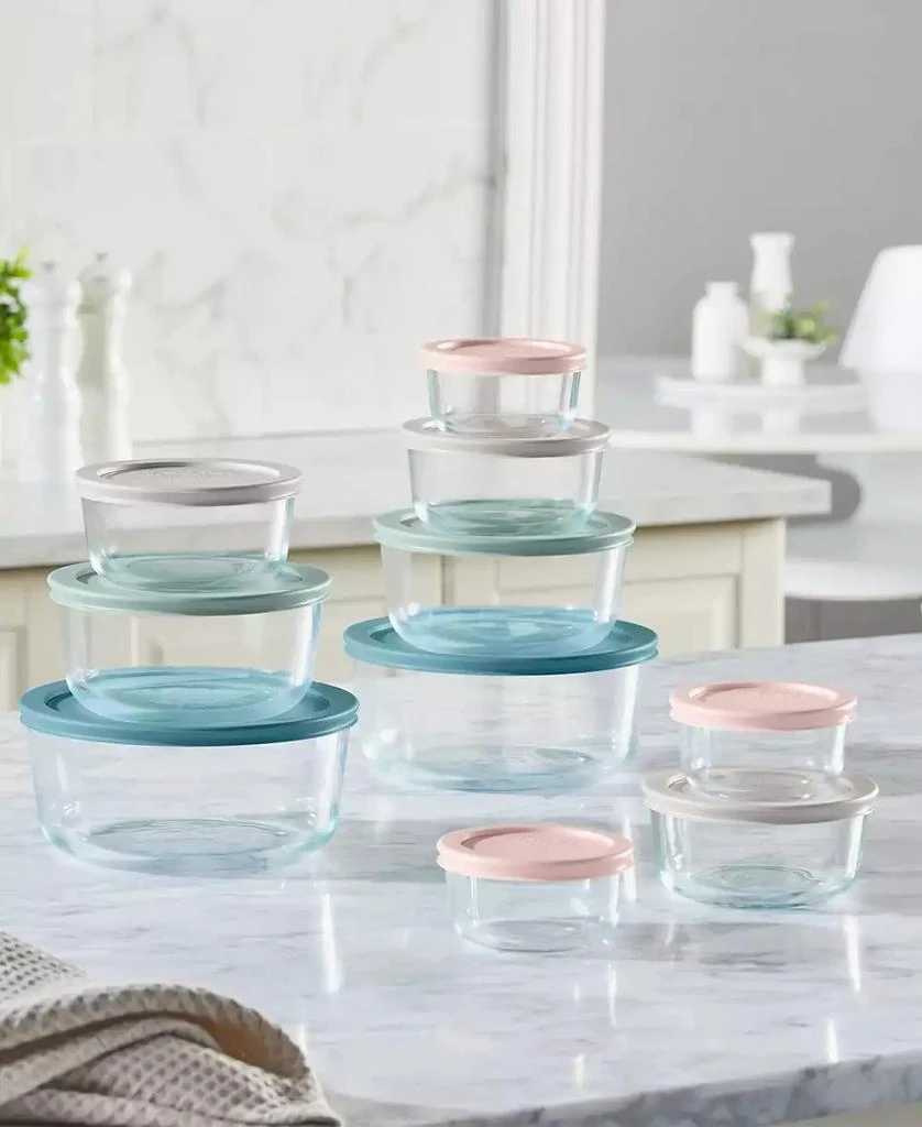 Pyrex Simply Store 20-Piece Round Glass Storage Set 2
