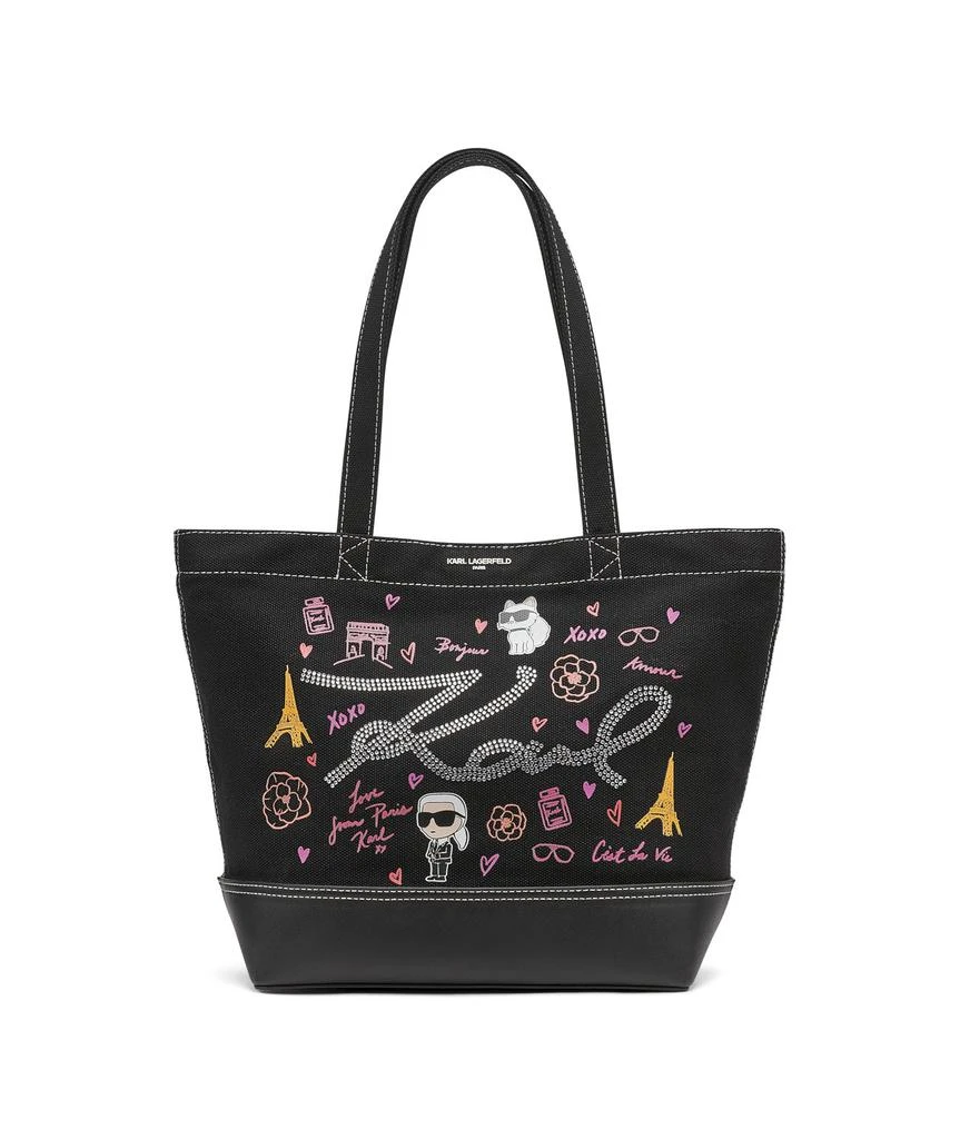 Karl Lagerfeld Paris CANNES EAST WEST TOTE 1