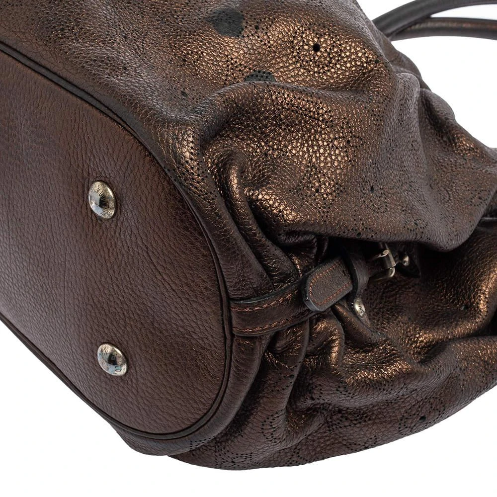 Louis Vuitton Louis Vuitton Bronze Monogram Mahina Leather L Bag 13