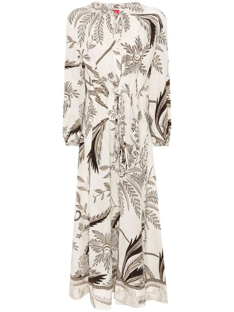 F.R.S. - For Restless Sleepers F.R.S. - For Restless Sleepers Printed Silk Dress 1