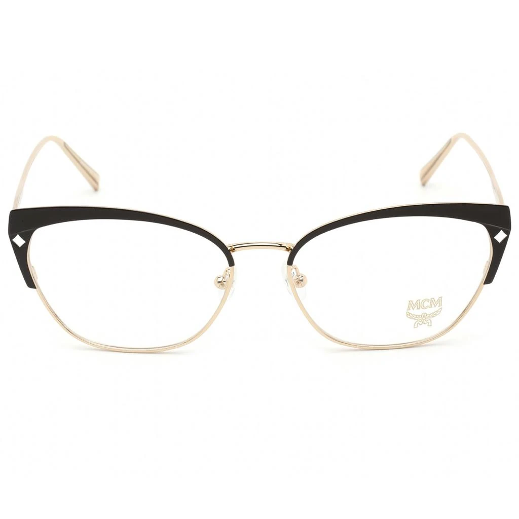 MCM MCM Women's Eyeglasses - Clear Demo Lens Gold/Black Cat Eye Frame | MCM2113 733 2