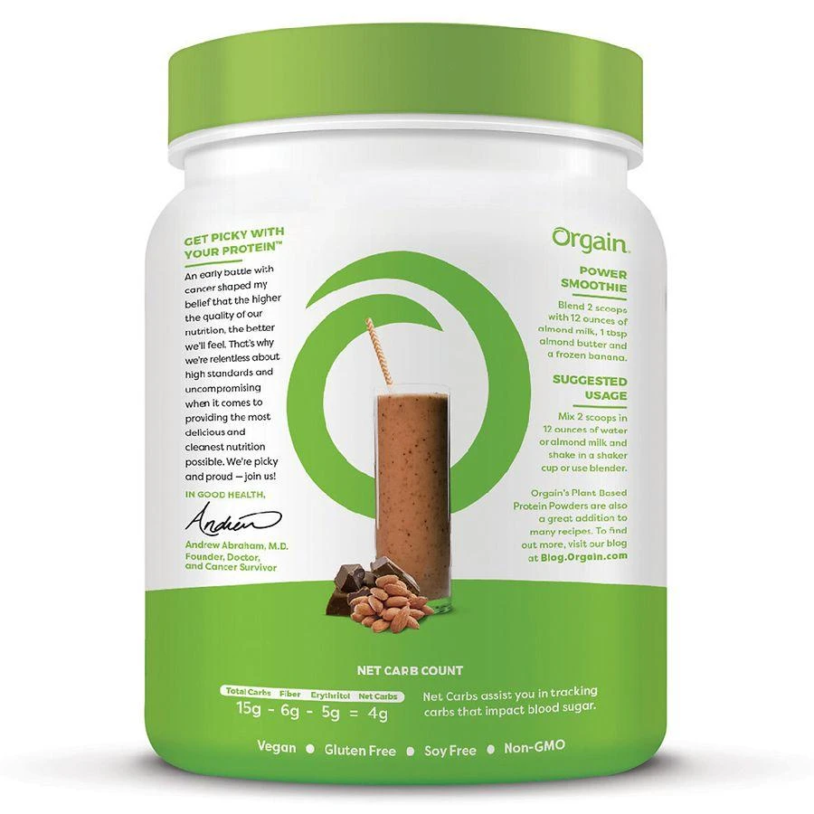 Orgain Organic Plant Based Protein Powder 2