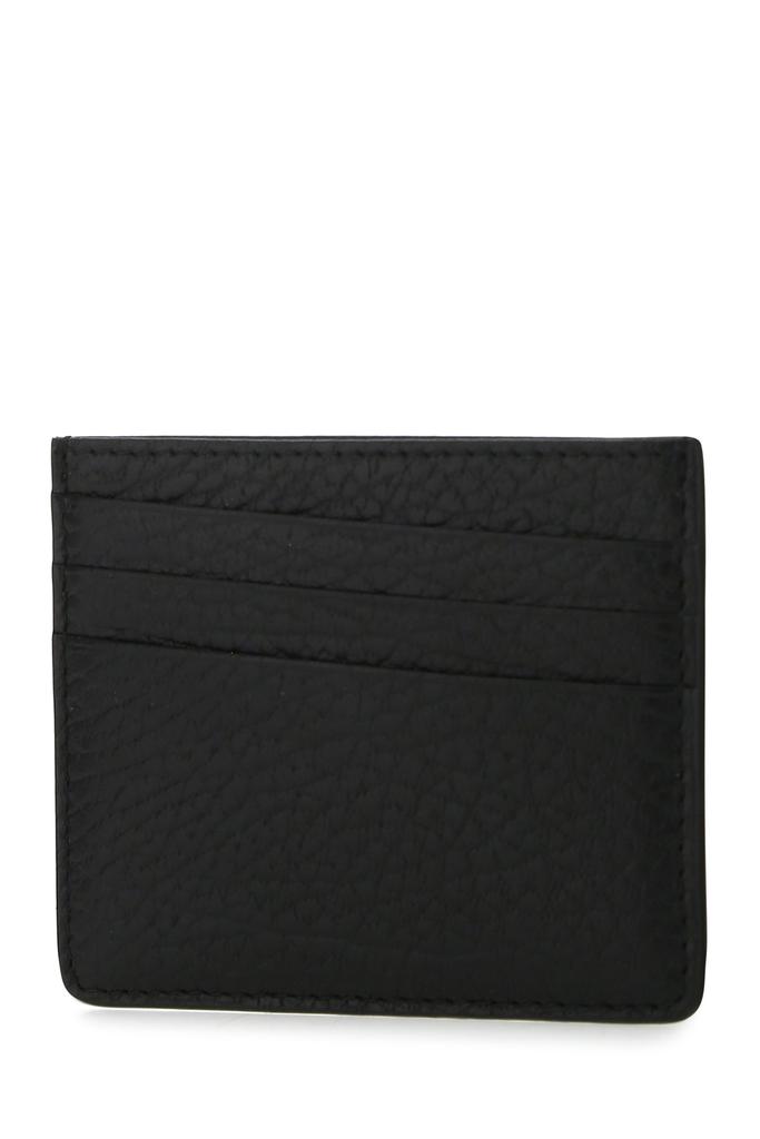 MAISON MARGIELA Black leather card holder