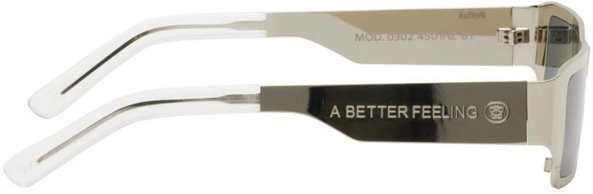 A BETTER FEELING Silver Pollux Sunglasses 2
