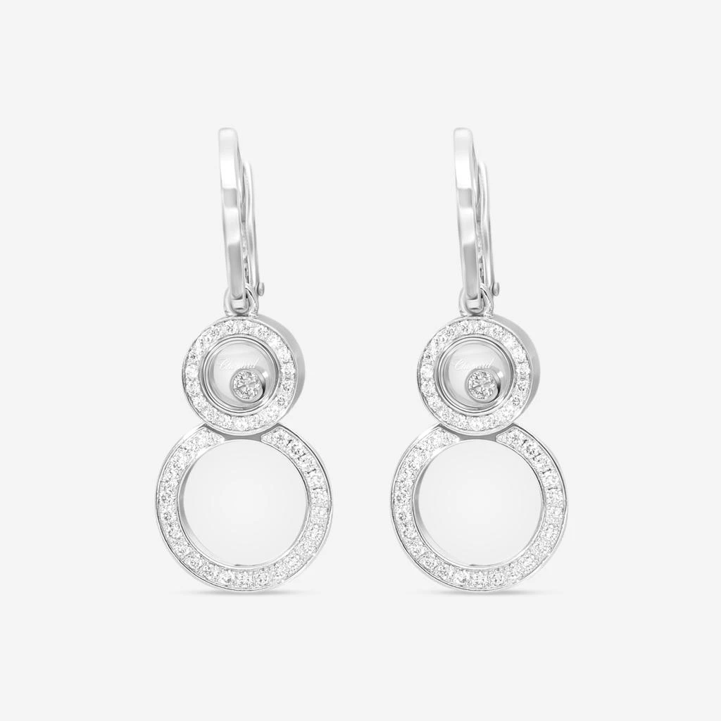 Chopard Chopard Happy 8 18K White Gold Diamond Drop Earrings 839209-1002 2