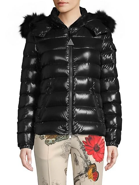 Moncler Badyfur Fur-Trim Puffer Jacket 1