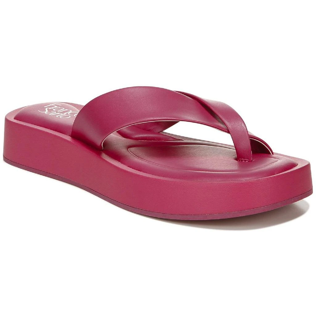 Franco Sarto Jonas Womens Toe Loop Comfort Wedge Sandals 7