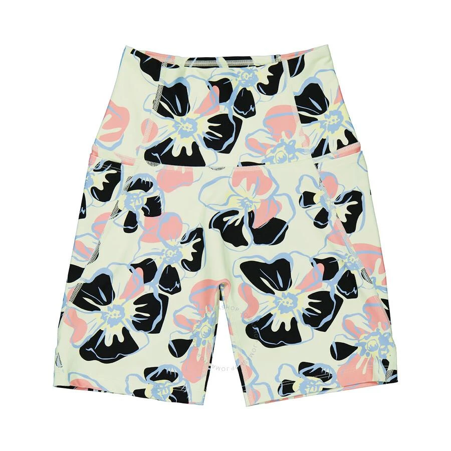 Lorna Jane Ladies Hibiscus Print Hi-Fold Bike Shorts 3