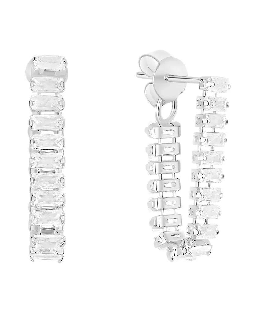 And Now This Crystal Drop Front/Back Post Earrings