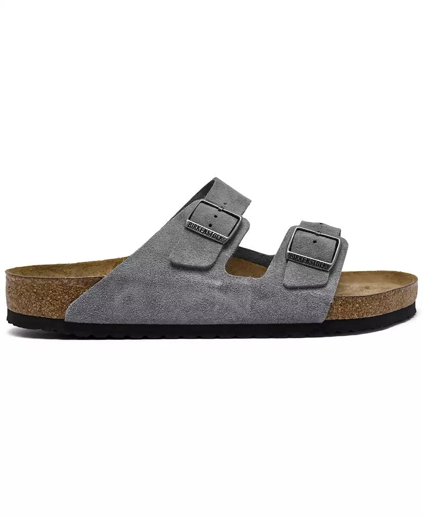Birkenstock Men
s Arizona Suede Leather Soft Footbed Casual Sandals from Finish Line 2