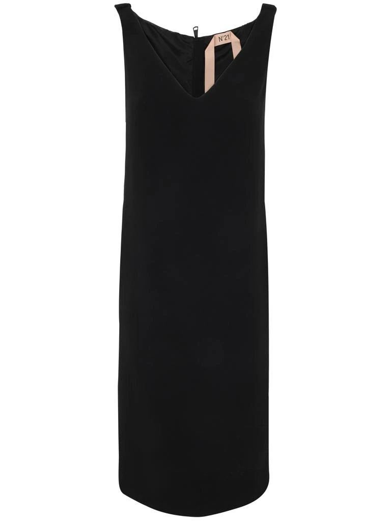 N°21 V NECK PENCIL MIDI DRESS 1