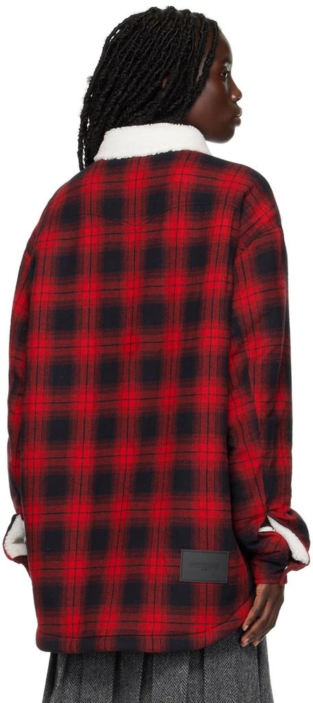 We11done Red Check Jacket 3