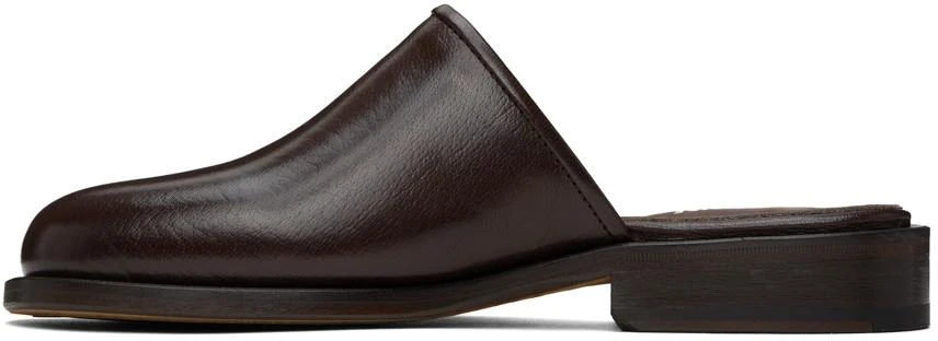 Lemaire Brown Square Mules 3