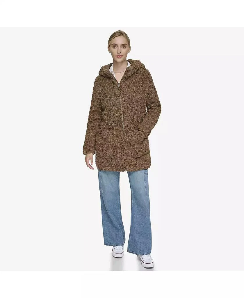 Andrew Marc Women
s Seneca Soft Sherpa Women
s Teddy Coat 2