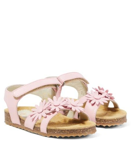 IL GUFO Embellished leather sandals 1
