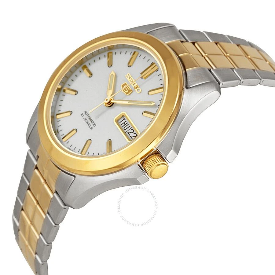 Seiko 5 Automatic Silver Dial Two-tone Men's Watch SNKK94 2
