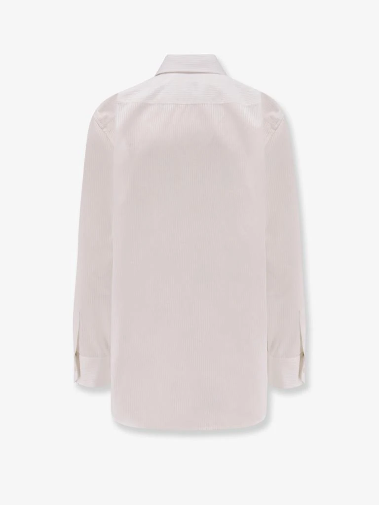 Yves Saint Laurent Certified cotton shirt with Cassandre embroidery 5