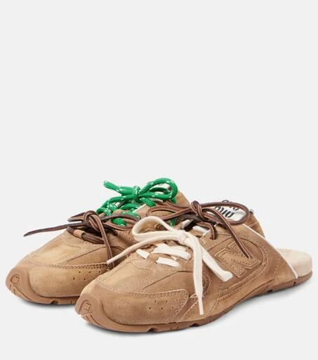 Miu Miu x New Balance 530L suede mules 4