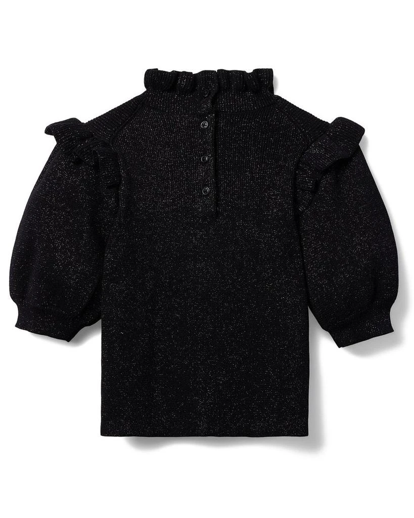 Janie and Jack Sparkle Puff Sleeve Sweater 2