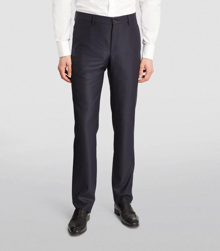Giorgio Armani Pinstripe Single-Breasted Two-Piece Suit 6