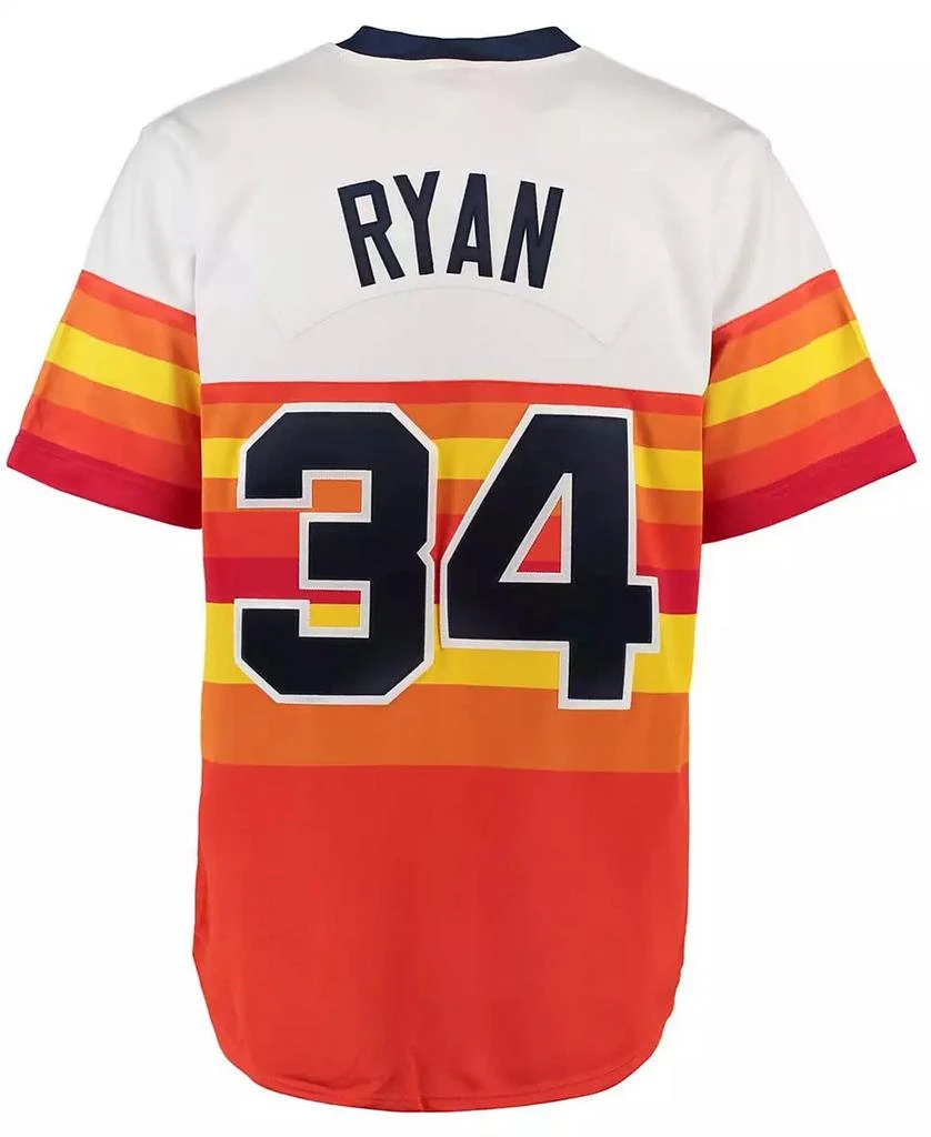 Mitchell
Ness Men
s Nolan Ryan White Houston Astros Throwback Authentic Jersey 3