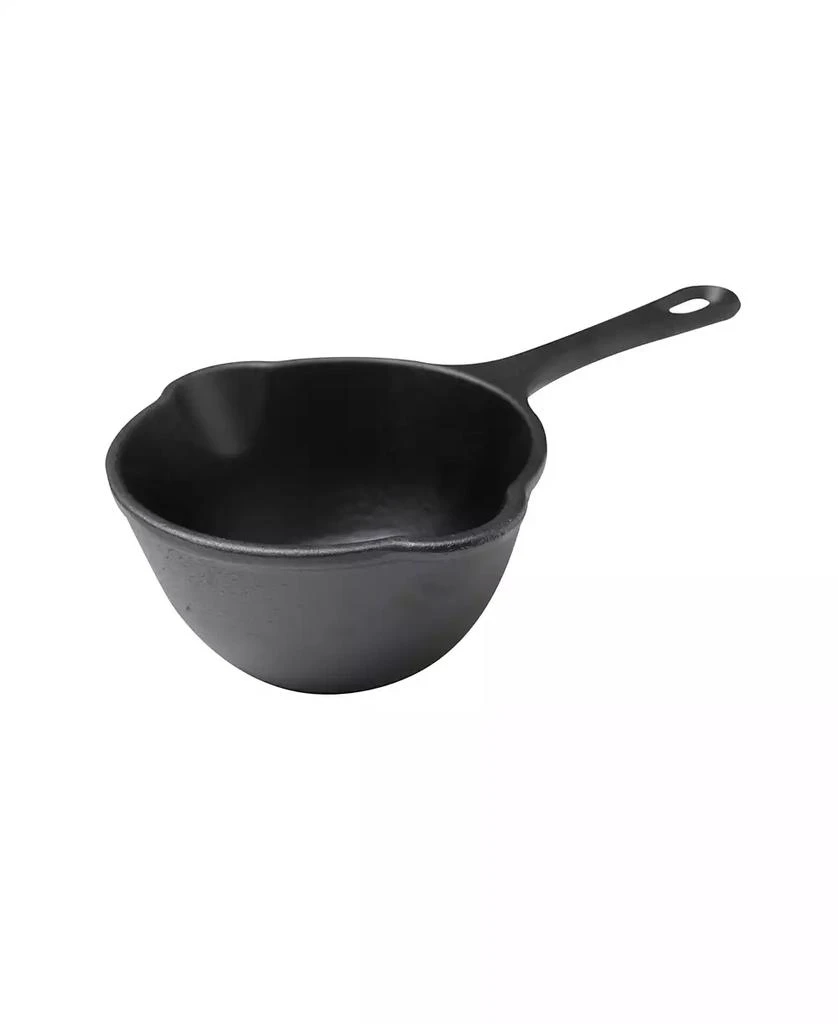 Victoria Cast Iron Sauce Pan. 0.45qt Sauce Pot Seasoned 1