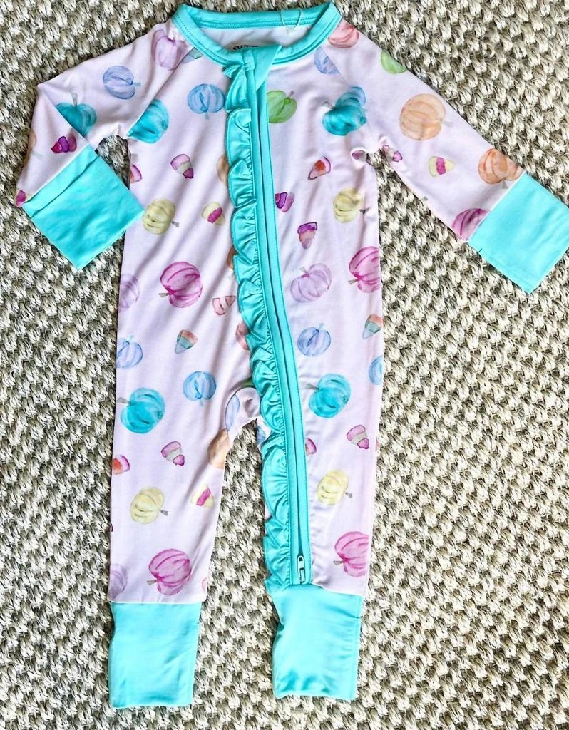 Sweet Bay Clothing Sweet Bay Clothing - Girl's Pumpkin Onesie With Ruffle
