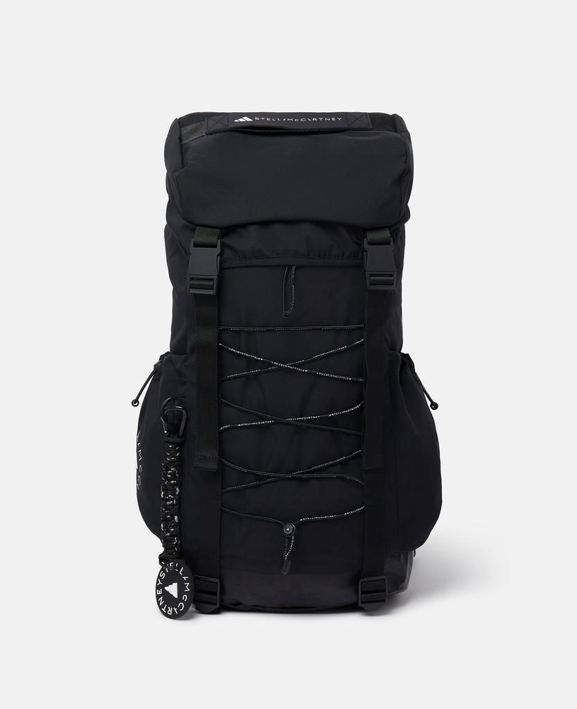 Stella McCartney Stella McCartney - Logo Hiking Backpack, Woman, Black/White