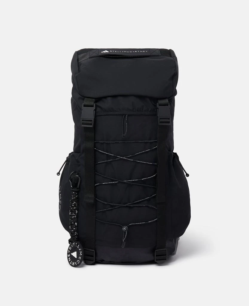 Stella McCartney Stella McCartney - Logo Hiking Backpack, Woman, Black/White 1