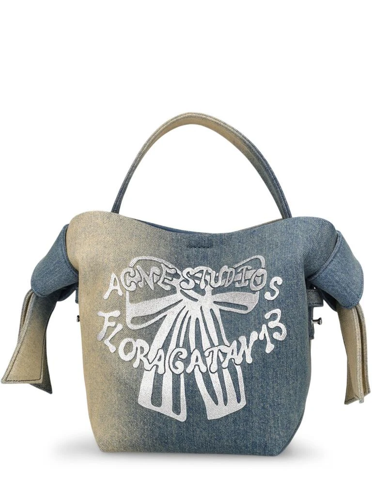 Acne Studios Mini Musubi Bow Denim Top Handle Bag 1