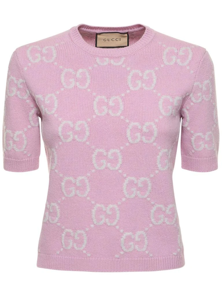 Gucci Gg Knit Wool Top 1