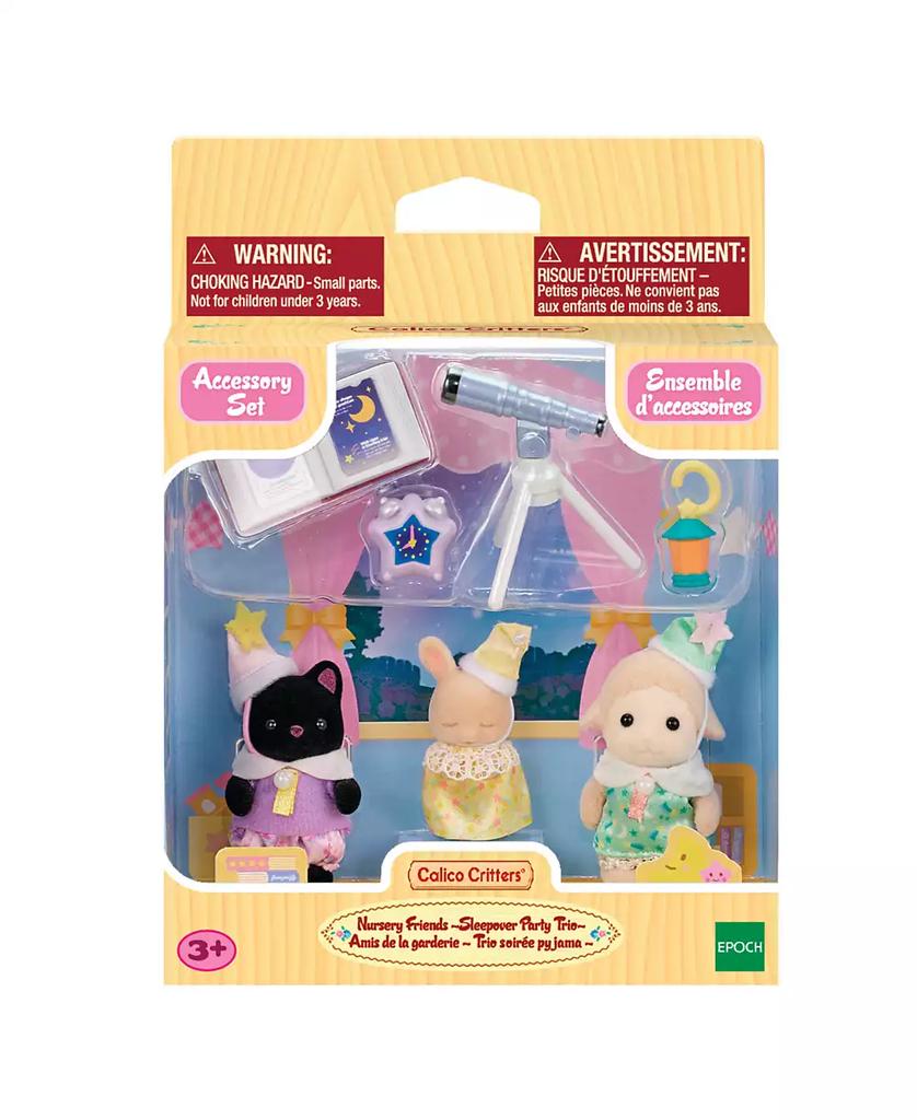 Calico Critters Nursery Friends -Sleepover Party Trio