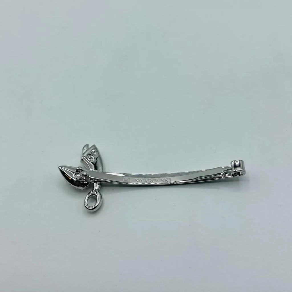 Swarovski Dancing Rhodium Angel Hair Pin 4